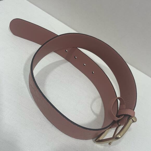 Authentic GUCCI GG pink leather belt size 75/30 26-30 main image 5